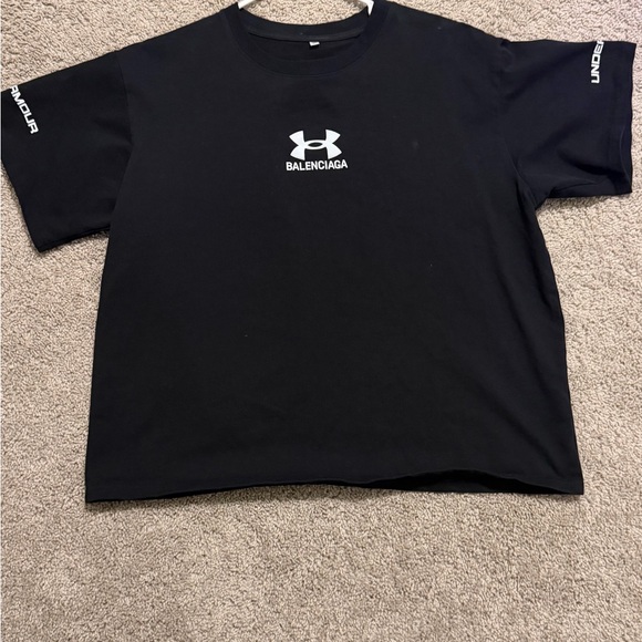 Balenciaga Under Armor Black Shirt